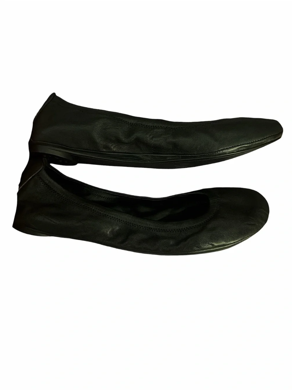 Tory Burch Minnie ballet flats in black leather